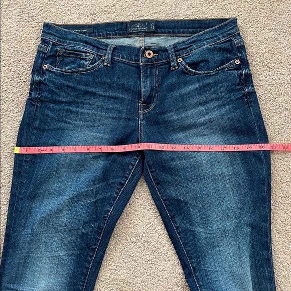 LUCKY BRAND CHARLIE SKINNY JEANS 12/31 ANKLE - Picture 11 of 16